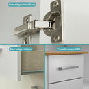 Cozinha Compacta Arizona Glam Carvalho com Branco Carraro