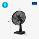 MONDIAL Ventilador de Mesa 110V, 30cm, 6 pás, Super Power - VSP-30-B