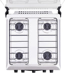 Fogão Atlas 4 bocas preto com forno limpa fácil Coliseum Plus - Forno 50l