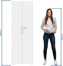 Armário Multiuso 2 Portas com chave Notável Móveis