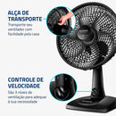 MONDIAL Ventilador de Mesa 110V, 30cm, 6 pás, Super Power - VSP-30-B