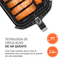 MONDIAL Fritadeira Sem Óleo Grand Family Inox - 5L, 127V, Preto, 1900W - AFN-50-BI