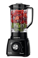 MONDIAL Liquidificador Turbo Power, Preto, 550W, 220V - L-99 FB