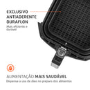 MONDIAL Fritadeira Sem Óleo Grand Family Inox - 5L, 127V, Preto, 1900W - AFN-50-BI